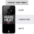 NBA Miami Heat Standard - Black Galaxy S9 Skin