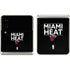NBA Miami Heat Standard - Black Galaxy Z Flip3 5G Skin