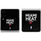 NBA Miami Heat Standard - Black Galaxy Z Flip4 5G Skin