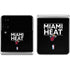NBA Miami Heat Standard - Black Galaxy Z Flip4 5G Skin