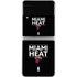 NBA Miami Heat Standard - Black Galaxy Z Flip4 5G Skin