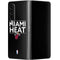 NBA Miami Heat Standard - Black Galaxy Z Fold4 5G Skin