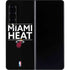 NBA Miami Heat Standard - Black Galaxy Z Fold4 5G Skin