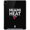 NBA Miami Heat Standard - Black iPad Pro 12.9in (2020) Clear Case