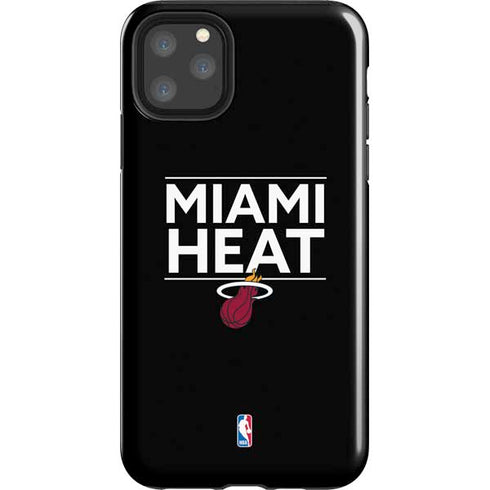 NBA Miami Heat Standard - Black iPhone 11 Pro Max Impact Case