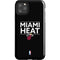 NBA Miami Heat Standard - Black iPhone 11 Pro Max Impact Case