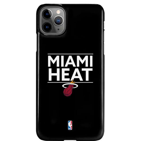 NBA Miami Heat Standard - Black iPhone 11 Pro Max Lite Case