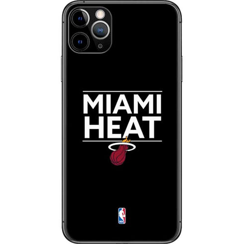 NBA Miami Heat Standard - Black iPhone 11 Pro Max Skin