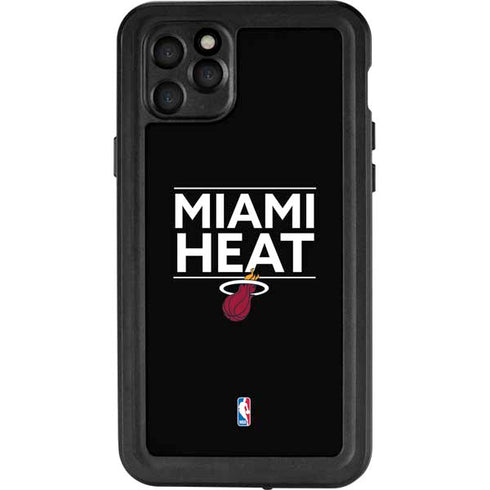 NBA Miami Heat Standard - Black iPhone 11 Pro Max Waterproof Case