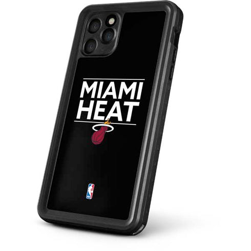 NBA Miami Heat Standard - Black iPhone 11 Pro Max Waterproof Case