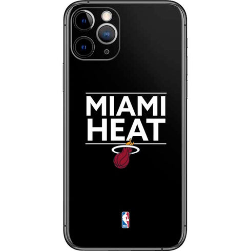 NBA Miami Heat Standard - Black iPhone 11 Pro Skin