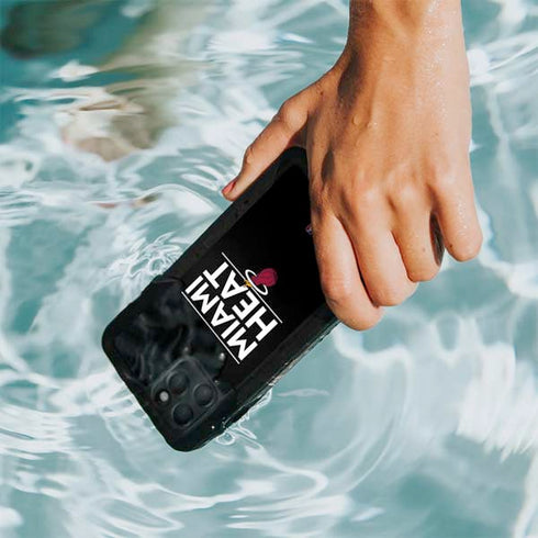 NBA Miami Heat Standard - Black iPhone 11 Pro Waterproof Case