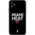 NBA Miami Heat Standard - Black iPhone 11 Skin
