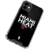 NBA Miami Heat Standard - Black iPhone 12 Clear Case