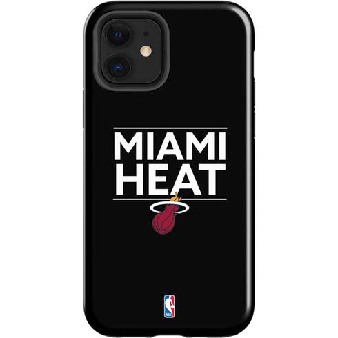NBA Miami Heat Standard - Black iPhone 12 Impact Case