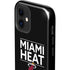 NBA Miami Heat Standard - Black iPhone 12 Impact Case