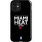 NBA Miami Heat Standard - Black iPhone 12 Mini Impact Case