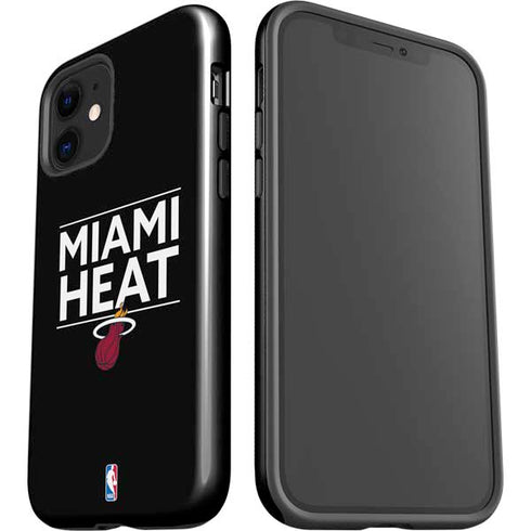 NBA Miami Heat Standard - Black iPhone 12 Mini Impact Case
