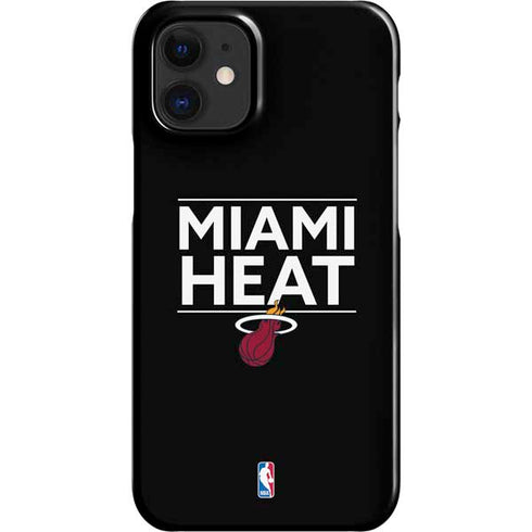 NBA Miami Heat Standard - Black iPhone 12 Mini Lite Case