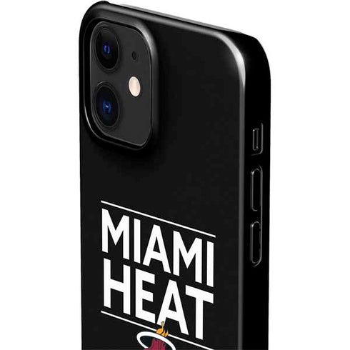 NBA Miami Heat Standard - Black iPhone 12 Mini Lite Case
