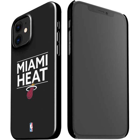 NBA Miami Heat Standard - Black iPhone 12 Mini Lite Case