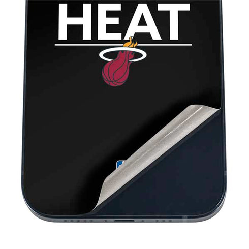 NBA Miami Heat Standard - Black iPhone 12 Mini Skin