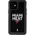 NBA Miami Heat Standard - Black iPhone 12 Mini Waterproof Case