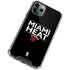 NBA Miami Heat Standard - Black iPhone 12 Pro Clear Case