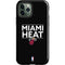 NBA Miami Heat Standard - Black iPhone 12 Pro Impact Case
