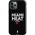 NBA Miami Heat Standard - Black iPhone 12 Pro Impact Case