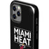 NBA Miami Heat Standard - Black iPhone 12 Pro Impact Case