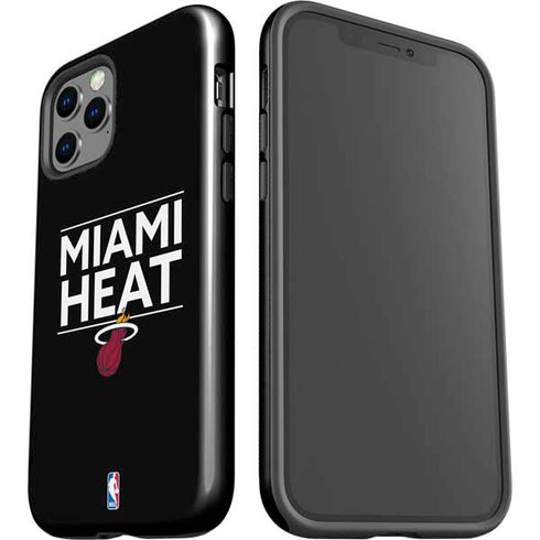 NBA Miami Heat Standard - Black iPhone 12 Pro Impact Case