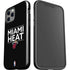 NBA Miami Heat Standard - Black iPhone 12 Pro Impact Case