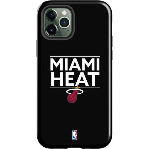 NBA Miami Heat Standard - Black iPhone 12 Pro Max Impact Case