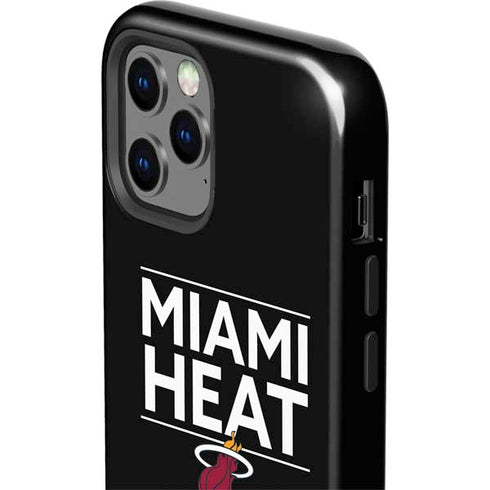 NBA Miami Heat Standard - Black iPhone 12 Pro Max Impact Case