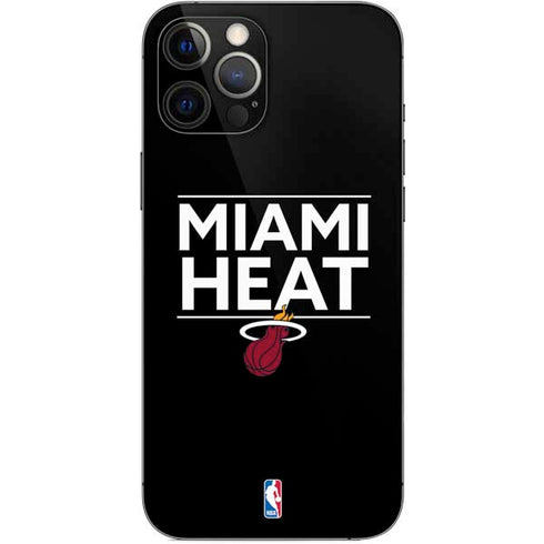 NBA Miami Heat Standard - Black iPhone 12 Pro Max Skin