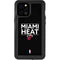 NBA Miami Heat Standard - Black iPhone 12 Pro Max Waterproof Case
