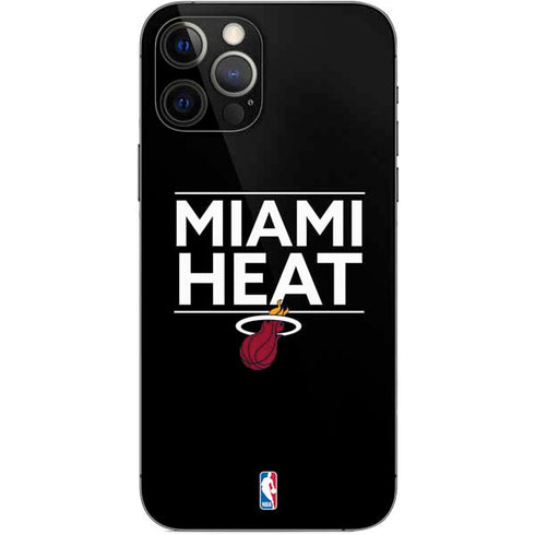 NBA Miami Heat Standard - Black iPhone 12 Pro Skin