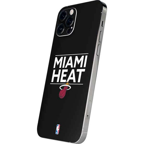 NBA Miami Heat Standard - Black iPhone 12 Pro Skin