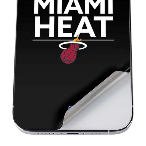 NBA Miami Heat Standard - Black iPhone 12 Pro Skin