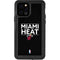NBA Miami Heat Standard - Black iPhone 12 Pro Waterproof Case