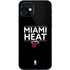 NBA Miami Heat Standard - Black iPhone 12 Skin