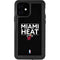 NBA Miami Heat Standard - Black iPhone 12 Waterproof Case
