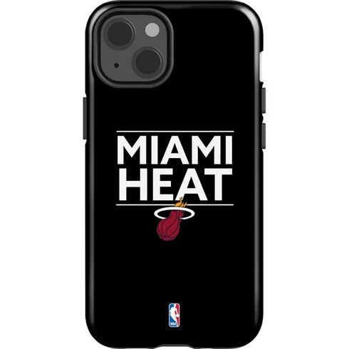NBA Miami Heat Standard - Black iPhone 13 Impact Case