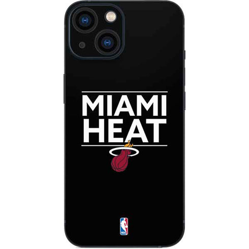 NBA Miami Heat Standard - Black iPhone 13 Mini Skin