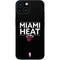 NBA Miami Heat Standard - Black iPhone 13 Mini Skin