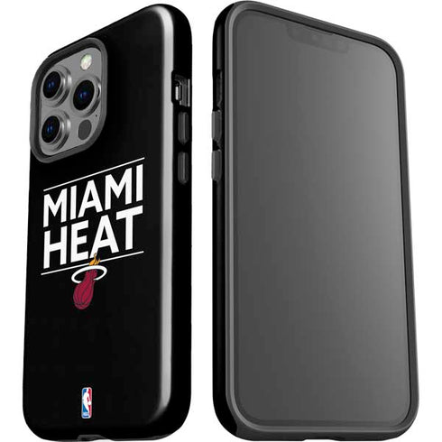 NBA Miami Heat Standard - Black iPhone 13 Pro Impact Case