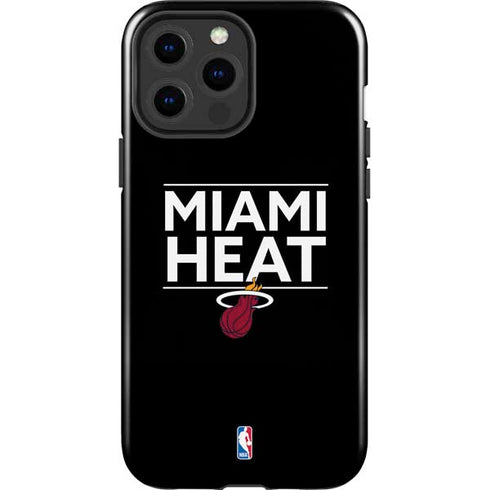 NBA Miami Heat Standard - Black iPhone 13 Pro Max Impact Case