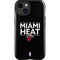 NBA Miami Heat Standard - Black iPhone 14 Plus Impact Case
