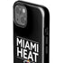 NBA Miami Heat Standard - Black iPhone 15 Plus Impact Case